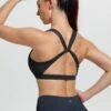 Icyzone Cut Out Back Solid Sports Bra -Gym Chic Wear 1647236377388865b5aae327c7e07592c312a184c7 thumbnail 405x552
