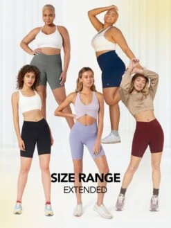 GLOWMODE 8" FeatherFit™ Crossover Biker Shorts Breathable Cycling Running Gym Workout -Gym Chic Wear 166020826941fafc4a61c9650e7324888ad31eb8f3 thumbnail 405x552