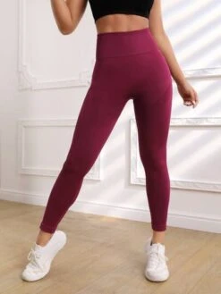 Yoga Basic Yoga Leggings Seamless Scrunch Butt Tummy Control Athletic Leggings -Gym Chic Wear 1664246807099c67dbb4e52698422f97279c6d4f97 thumbnail 405x552