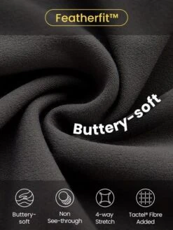 GLOWMODE 24" FeatherFit™ Logo Tape Waist Yoga Leggings Ultra-Stretchy Gym Tights With Side Pocket -Gym Chic Wear 16753311899b68d2cb3391b98074e6fce7c69dcd4e thumbnail 405x552