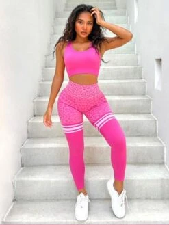 Yoga Sxy Leopard Print Wide Waistband Sports Set -Gym Chic Wear 1678953214ab6806d855a83034d887bb0ec57f3d33 thumbnail 405x552