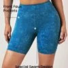 GLOWMODE 6" DenimFlexy Anti Roll-Down Stretchy Pocket Biker Shorts Cycling Running Gym Workout -Gym Chic Wear 16825803185440e8a45c5263c035d00cec3238be00 thumbnail 405x552