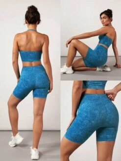 GLOWMODE 6" DenimFlexy Anti Roll-Down Stretchy Pocket Biker Shorts Cycling Running Gym Workout -Gym Chic Wear 1682580335998d0d4bc06021d862a60ccb3eb958fa thumbnail 405x552