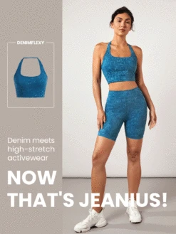 GLOWMODE DenimFlexy Hottie Halter Stretchy Sports Bra 11 GLOWMODE DenimFlexy Hottie Halter Stretchy Sports Bra -Gym Chic Wear 1683181843562ba4d611ca363136695ca65e89b90c