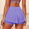 SHEIN Leisure Solid Drawstring Waist Sports Shorts -Gym Chic Wear 1683521045c59084376d71dd09192244a3c351bdfa thumbnail 405x552