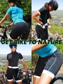 GLOWMODE 8" Padded Cycling Shorts With Pockets Pading Cycling Spinning Biker Bicycle -Gym Chic Wear 1686309904144e8270d0f711fcd3df722330525158 thumbnail 405x552