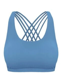 Criss Cross Back Sports Bra -Gym Chic Wear 168664671328b290aff4df4749c1e71f12330e9395 thumbnail 405x552