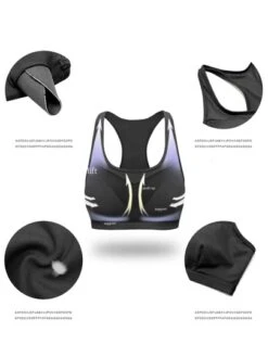 Solid Racerback Sports Bra -Gym Chic Wear 16867138625b7114b9cef00a48e9a12f8ce20d128c thumbnail 405x552