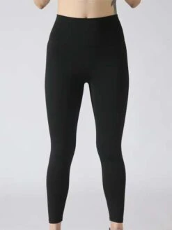 Women's Sports Leggings Yoga Pants High Waist Compression Nine Cropped Leggings One Piece Style