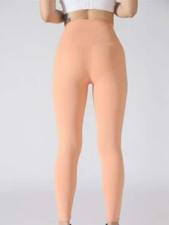 Women's Sports Leggings High Waist Yoga Pants Tight 3/4 Length One-piece