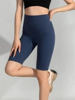 Yoga Shorts, Capris, Leggings, High Waisted Tight Fitness Shorts