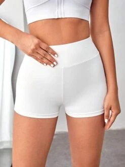 Wideband Waist Flap Pocket Ruched Back Sports Shorts -Gym Chic Wear 168783106873acda9c1c01019197988002782b0c99 thumbnail 405x552