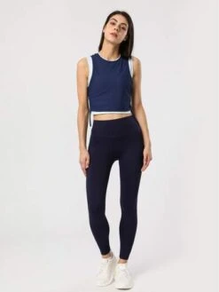 Drawstring Side 2 In 1 Sports Tank Top -Gym Chic Wear 16880197009e4bcd1fd7a445f134afd2815925d9e7 thumbnail 405x552