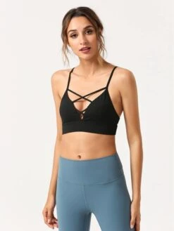 Yoga, Running Backless, Push Up Sports Bra -Gym Chic Wear 16880277112dffdb07084083b33538a35c7805099c thumbnail 405x552