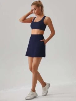 Women's Sport Skort With Built-in Shorts, For Tennis And Golf -Gym Chic Wear 1688118539b29bad8c126a701e23bcdfb28ae65bf9 thumbnail 405x552