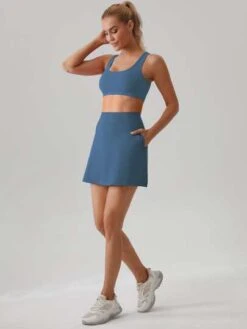 Women's Sports Skirt With Built-in Shorts For Tennis, Golf And Other Activities -Gym Chic Wear 168811863773cb43a0743fcb7f73648871902ba0ce thumbnail 405x552