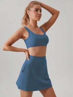 Women's Sports Skirt With Built-in Shorts For Tennis, Golf And Other Activities -Gym Chic Wear 1688118677cf27b713e05ee8cd3422b2c1f485bc0d thumbnail 405x552