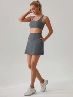 Women's Sports Skirt With Built-in Shorts, Suitable For Tennis, Golf -Gym Chic Wear 16881187297eb7440c42dd06acca853d2e8eb98273 thumbnail 405x552