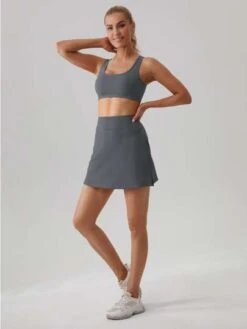 Women's Sports Skirt With Built-in Shorts, Suitable For Tennis, Golf -Gym Chic Wear 16881187376c7838dd0aa5477a53b65c1e7166a79c thumbnail 405x552