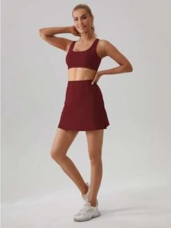 Women's Sports Skorts With Phone Pocket, For Tennis And Golf -Gym Chic Wear 16881192646497893f57f464ca76fd3b7eb277caf9 thumbnail 405x552