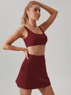 Women's Sports Skorts With Phone Pocket, For Tennis And Golf -Gym Chic Wear 16881193579add392def622256f6efded7b62415f9 thumbnail 405x552