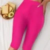 Solid High Waist Sports Leggings