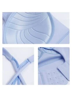 1 Piece Fixed Cup Sports Bra Shockproof Women's Fitness Top Professional Beautiful Back Bra Contrasting Color Thin Shoulder Straps For Running Outside Wear -Gym Chic Wear 168820115104b87be813b58f2c42fce3d107cf4ea9 square thumbnail 405x552