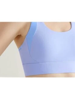 1 Piece Fixed Cup Sports Bra Shockproof Women's Fitness Top Professional Beautiful Back Bra Contrasting Color Thin Shoulder Straps For Running Outside Wear -Gym Chic Wear 1688201151bb7b3bba7c4cb332e8e440d5e068166f square thumbnail 405x552