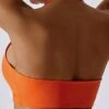 Ruched Front Halter Neck Backless Sports Bra -Gym Chic Wear 168820701261a9abc50d30158049e3a2360cf461df thumbnail 405x552