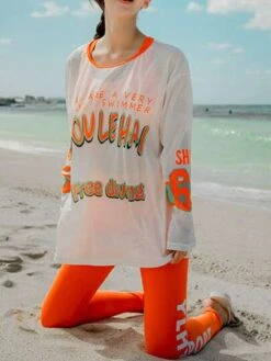 Letter Graphic Drop Shoulder Mesh Overlay Sports Sets -Gym Chic Wear 1688283501085fea27b8c35375caec199af3bcbc76 thumbnail 405x552