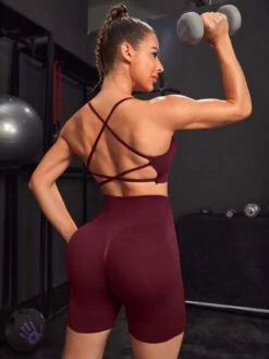Crisscross Backless Wide Waistband Sports Set -Gym Chic Wear 1688365259ca92df5a75774203f8c5cd7e89d71df7 thumbnail 405x552