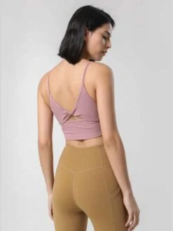 Back Knot Fitness Yoga Bra Tank Top For Women