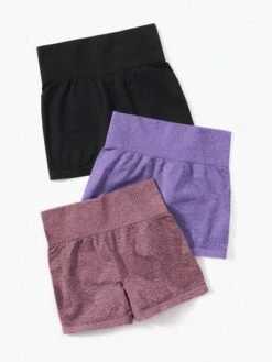 3pcs Wide Waistband Sports Shorts -Gym Chic Wear 16883752447dd73c4ae3a62914c989ca69645810e1 thumbnail 405x552
