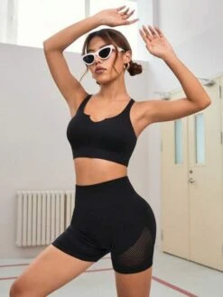 Hollow Out Sports Set -Gym Chic Wear 16884793033dde0b863a6c97e9c7e6ae7a0f7d82e6 thumbnail 405x552