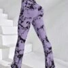 SHEIN Tie Dye Flare Leg Pants -Gym Chic Wear 16885213963e4518c0807dee0a8db5ad0fb813e831 thumbnail 405x552