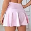 Two Tone Pleated Hem Sports Skort -Gym Chic Wear 1688522071283f6f9aac3f840b18b51b9b17810a76 thumbnail 405x552