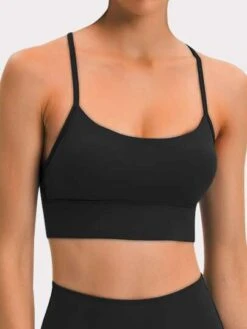 VUTRU Women's Slim Strap Classic Sports Bra -Gym Chic Wear 168855053899ce0e128907bed735ae5f4ef566a690 thumbnail 405x552
