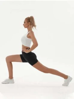 Women's Yoga Cross Waist High Waisted Pocket Compression Shorts -Gym Chic Wear 1688630690d0c9bea0ac7eac5c51a0dac1d9c41ee6 thumbnail 405x552