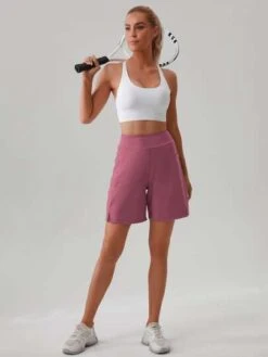 Women's Loose Fit Running Shorts -Gym Chic Wear 16886329336dd4d7b1070162d7bf72c572c9608f11 thumbnail 405x552