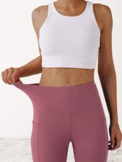 Women's Tight Yoga Shorts High Waist Pocket Sports Biker Shorts -Gym Chic Wear 1688634199c452cbba3859a9a8c794a3ae874f7c94 thumbnail 405x552