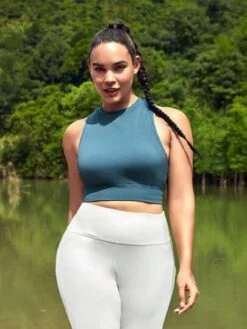 SHEIN Leisure Plus Cut Out Back Sports Bra