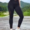 SHEIN Leisure Plus Hollow Out Wideband Waist Sports Leggings -Gym Chic Wear 168865006321094bb8b9a5ad9dbd0cbdcb2a7fde7c thumbnail 405x552
