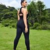 SHEIN Leisure Plus Solid Ruched Sports Set -Gym Chic Wear 168865012959e89f74bcf121e3ec6eacd13a5d187f thumbnail 405x552