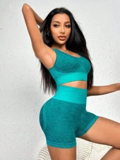 Space Dye Wideband Waist Sports Set -Gym Chic Wear 16886949153e1d3891baf0bee01326ae0a0e0c4672 thumbnail 405x552