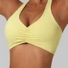 Ruched Front Sports Bra -Gym Chic Wear 1688709888df463bdaeccc9bffeb47d9e8276d3f21 thumbnail 405x552
