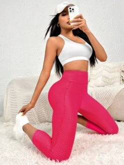 Wide Waistband Waist Capri Sports Leggings -Gym Chic Wear 16887169601844a36b3c0b5c2e85b2e23cfa1d620b thumbnail 405x552