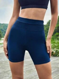 SHEIN Leisure Wideband Waist Sports Shorts With Phone Pocket -Gym Chic Wear 1688717696f36d1ee2ab8a4b824dcf7af5323dc70a thumbnail 405x552