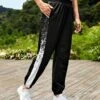 SHEIN Leisure Contrast Side Stripe Sports Pants