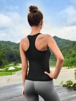 SHEIN Leisure Solid Sports Tank Top -Gym Chic Wear 16887183715c580194f3e336192f8a26f6589c8de9 thumbnail 405x552