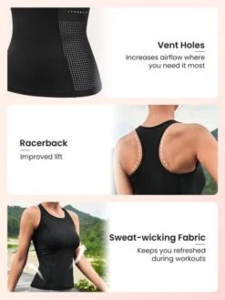 SHEIN Leisure Solid Sports Tank Top